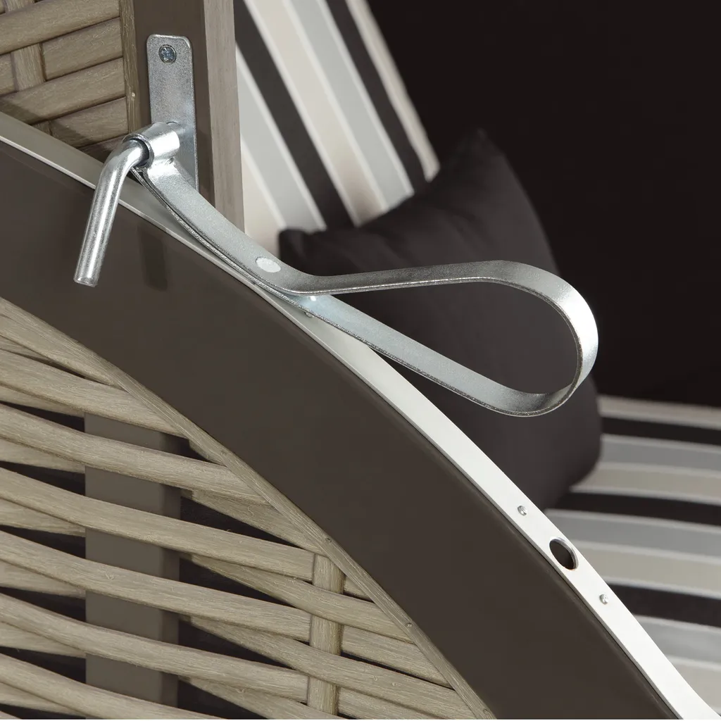 Hoberg 2-Sitzer-Strandkorb Mit Bullaugen - 120 X 80 X 160 Cm Strandkorb 2 Sitzer Holz Gartenliege Robust Hochwertig Ostsee Bullauge Vollieger 10 Hoberg 2-Sitzer-Strandkorb Mit Bullaugen - 120 X 80 X 160 Cm Strandkorb 2 Sitzer Holz Gartenliege Robust Hochwertig Ostsee Bullauge Vollieger – Bild 10