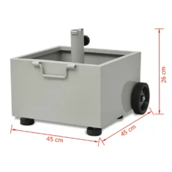 VidaXL Bepflanzbarer Sonnenschirmständer Blumentopf Grau -Grünwelt Exporteren Garten-Winkel 7329de05c6f28908dd520079ae9c032b