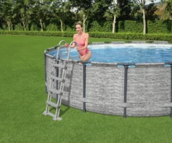 Bestway® Steel Pro MAX™ Aufstellpool Komplett-Set Mit Filterpumpe Ø 549 X 122 Cm, Steinwand-Optik (Cremegrau), Rund 28 Bestway® Steel Pro MAX™ Aufstellpool Komplett-Set Mit Filterpumpe Ø 549 X 122 Cm, Steinwand-Optik (Cremegrau), Rund -Grünwelt Exporteren Garten-Winkel 736d8978fc54cee0c3d255da6362c581