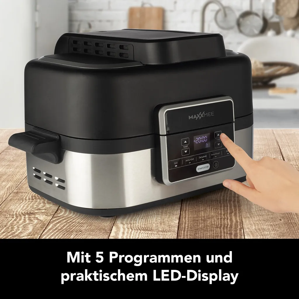 MAXXMEE Multi-Grill Mit Heißluft-Funktion 3 MAXXMEE Multi-Grill Mit Heißluft-Funktion – Bild 3
