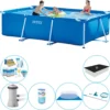 Intex Frame Pool Rechteckig 300x200x75 Cm - Pool Combination Deal