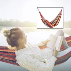 HI Hängematte Für 1 Person Mehrfarbig -Grünwelt Exporteren Garten-Winkel 742aef7ef27ec16e8e70b1142b0c7425