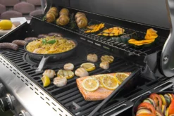 Nexgrill Gasgrill 5 Brenner Deluxe Mit Heckbrenner, Seitenkochfeld Und Seitenbrenner -Grünwelt Exporteren Garten-Winkel 747db6e90222995dc7a1f80e2765a913