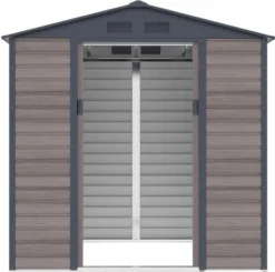 Gartenhaus Gerätehaus - 4,15 M² - Stahl - Holz-Optik - ADELMO -Grünwelt Exporteren Garten-Winkel 74a6770136b97f6b798a8dd239480888