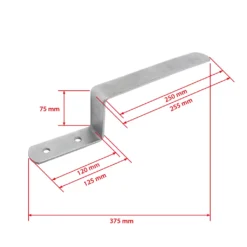 PremiumX Wandhalterung Für Festzeltgarnitur Wand-Halter Biertisch-Garnitur Aufhängung 1 Tisch 2 Bänke Stahl-Wandhaken Halter-Set Inkl. Befestigung Fischer Dübel Schrauben -Grünwelt Exporteren Garten-Winkel 74b28a2d7ff5a81a6378980dc694c52d