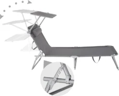 Tectake Gartenliege 4-stufig Mit Kopfpolster - Grau -Grünwelt Exporteren Garten-Winkel 74ce2d79329b187d2a17a610cc3ccade