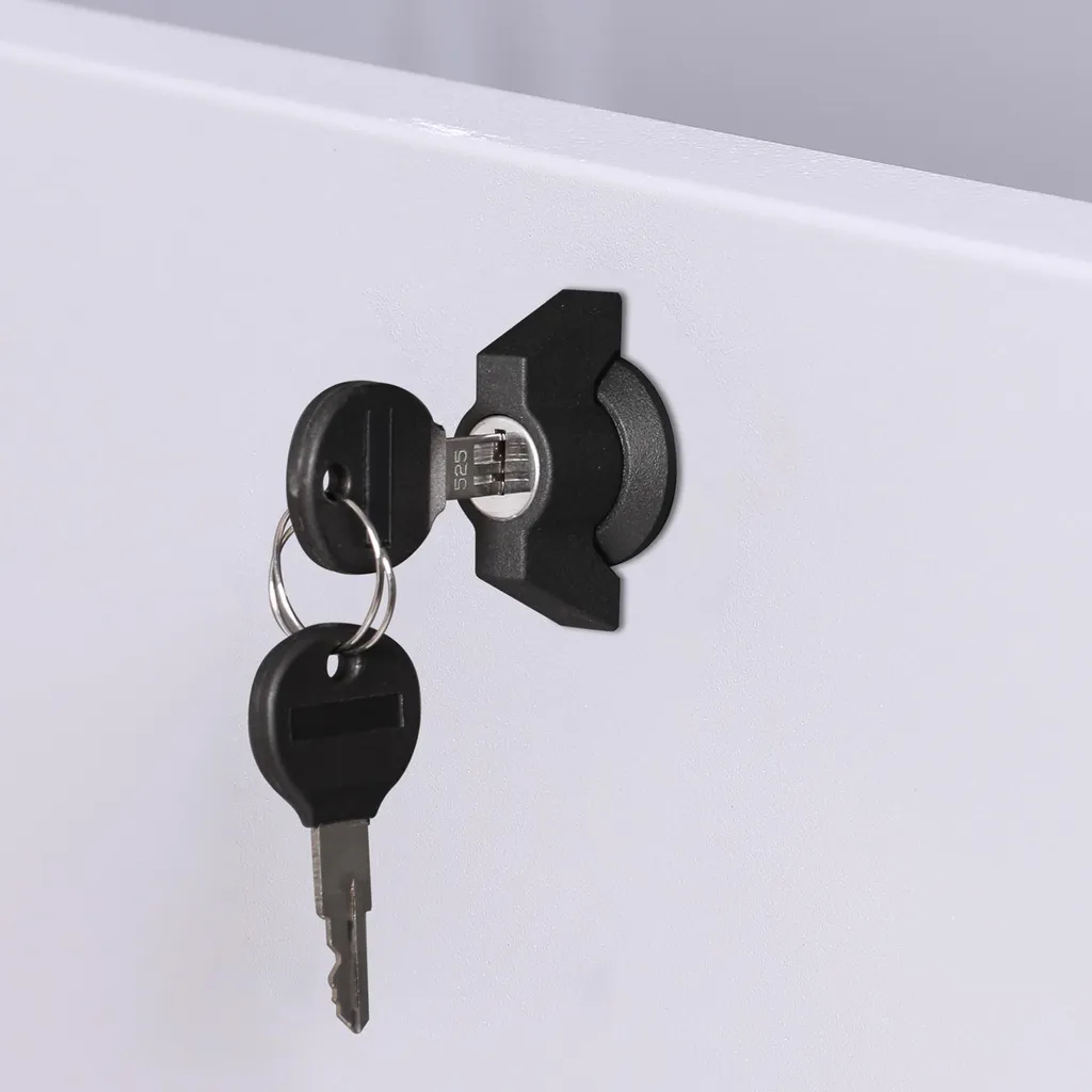 Gartentruhe HWC-J56, Aufbewahrungsbox Auflagenbox Truhe, Wasserdicht Metall Edelstahl 69x185x85 783l Hellgrau 4 Gartentruhe HWC-J56, Aufbewahrungsbox Auflagenbox Truhe, Wasserdicht Metall Edelstahl 69x185x85 783l Hellgrau – Bild 4