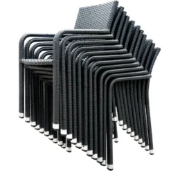 Destiny 2er Set Carlos Stapelsessel Geflechtsessel Sessel Polyrattan Stuhl -Grünwelt Exporteren Garten-Winkel 74f6450d97dc1fcf20c8e6c89de5a45a