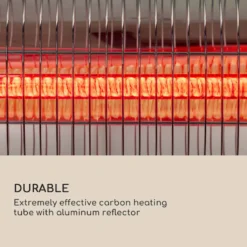 Blumfeldt Dark Wave Infrarotstrahler, Heizstrahler Terrasse, MinimalGlare Heating Tube: Goldbeschichtete Carbonröhre, 9 Heizstufen, Timer, IP65, LED-Display, Deckenheizstrahler Mit 2000 W 17 Blumfeldt Dark Wave Infrarotstrahler, Heizstrahler Terrasse, MinimalGlare Heating Tube: Goldbeschichtete Carbonröhre, 9 Heizstufen, Timer, IP65, LED-Display, Deckenheizstrahler Mit 2000 W -Grünwelt Exporteren Garten-Winkel 76ffe5d486fef0a2959677154dfac015