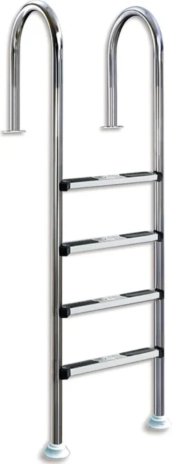 Interline Edelstahl Einstiegsleiter 4 Stufen