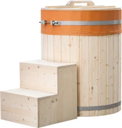 HOME DELUXE - Cold Tub / Badefass (180cm) ARUM - Aus Nordischer Fichte, Mit Integriertem Sitz I Badebottich, Eispool 22 HOME DELUXE - Cold Tub / Badefass (180cm) ARUM - Aus Nordischer Fichte, Mit Integriertem Sitz I Badebottich, Eispool -Grünwelt Exporteren Garten-Winkel 77bcaee3bff8dfd45d1924fe05b0b8b4