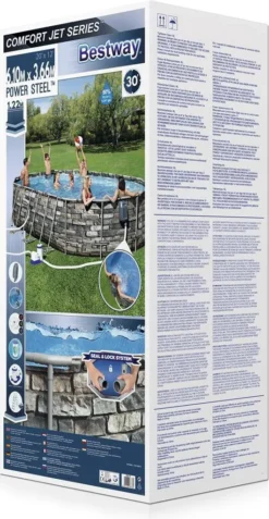 Bestway® Power Steel™ Comfort Jet Series™ Frame Pool-Set Mit Filterpumpe 610 X 366 X 122 Cm, Steinwand-Optik (Naturstein), Oval 36 Bestway® Power Steel™ Comfort Jet Series™ Frame Pool-Set Mit Filterpumpe 610 X 366 X 122 Cm, Steinwand-Optik (Naturstein), Oval -Grünwelt Exporteren Garten-Winkel 780ebbc11a8d77a6bd164a8d4299f0ed