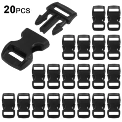Lixada 20 PCS Contoured Side Release Schnallen Fš¹r Paracord Bracelet Pet Collar Rucksack