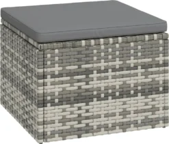 VidaXL 3-tlg. Garten-Lounge-Set Mit Kissen Grau Poly Rattan 12 VidaXL 3-tlg. Garten-Lounge-Set Mit Kissen Grau Poly Rattan -Grünwelt Exporteren Garten-Winkel 7c22e92950bba0bada9a28230f7722ca