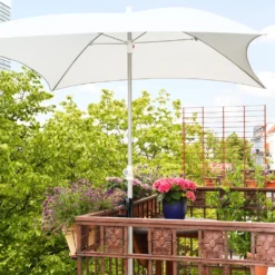 Relaxdays Sonnenschirmhalter Für Balkongeländer -Grünwelt Exporteren Garten-Winkel 7c433d54a92c5f77dc2d98afe2cc28e5