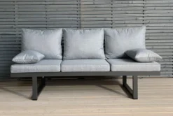 Aluminium Anthrazit, Kissen Hellgrau Kopfteilverstellung Rechts Und Links, Rückenverstellung Und Seitenteilverstellung Rechts Und Links, B/H/T Ca. 200 X 48 X 70 Cm -Grünwelt Exporteren Garten-Winkel 7c833a531e4ba9fd673998a24881e79b