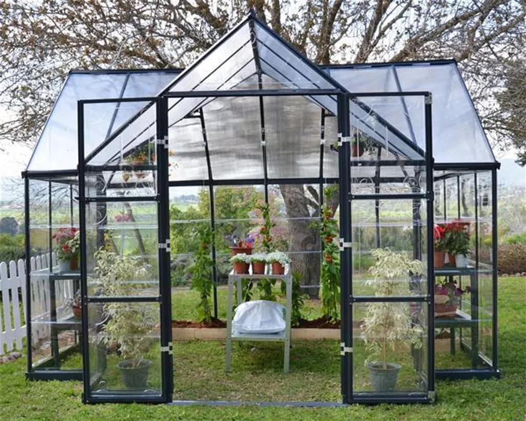 PALRAM-Victory Orangerie-anthrazi/transparent-7320 2 PALRAM-Victory Orangerie-anthrazi/transparent-7320 – Bild 2