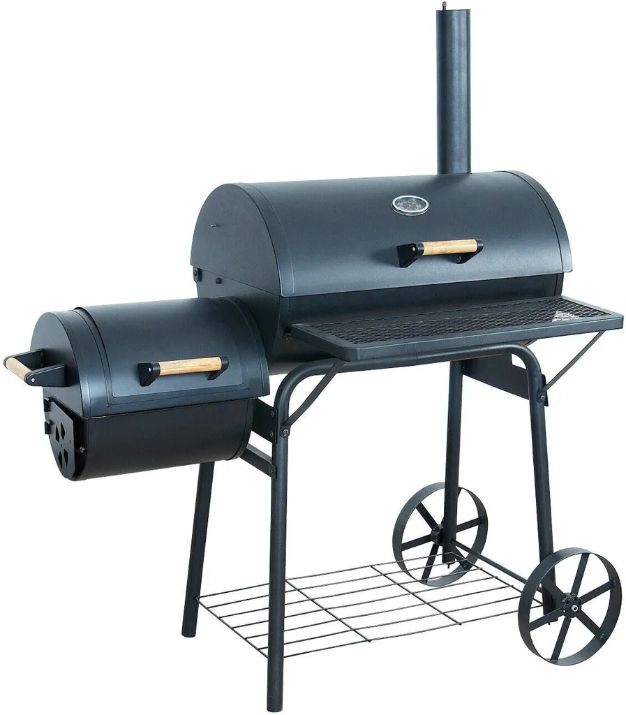 El Fuego Smoker Grill / Holzkohlegrill Dakota Grillfläche 66x41cm 7 El Fuego Smoker Grill / Holzkohlegrill Dakota Grillfläche 66x41cm – Bild 7