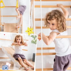 Merax 6-in-1 Multifunktions Kletterspielzeug Set Inkl. Rutsche Schaukel Klettergerüst Klimmzugsbereich Ringe Jungle Gym-Set, Indoor KlettergerüstSprossenwand Für Kinder, Massivholz, Natur 15 Merax 6-in-1 Multifunktions Kletterspielzeug Set Inkl. Rutsche Schaukel Klettergerüst Klimmzugsbereich Ringe Jungle Gym-Set, Indoor KlettergerüstSprossenwand Für Kinder, Massivholz, Natur -Grünwelt Exporteren Garten-Winkel 7ceaf7b2de2a0587d9896ff849eb4c64