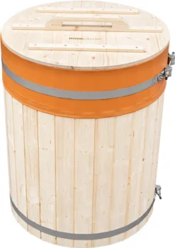 HOME DELUXE - Cold Tub / Badefass (180cm) ARUM - Aus Nordischer Fichte, Mit Integriertem Sitz I Badebottich, Eispool 26 HOME DELUXE - Cold Tub / Badefass (180cm) ARUM - Aus Nordischer Fichte, Mit Integriertem Sitz I Badebottich, Eispool -Grünwelt Exporteren Garten-Winkel 7cec84fa6b1c6fc88194834e7d7429c2