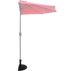 DEUBA Sonnenschirmständer Halbrund Balkon 9kg In Gussoptik Standfest Robust Aus Zement Hohe Standfestigkeit Schwarz 50cm X 31cm X 31cm Schirmständer -Grünwelt Exporteren Garten-Winkel 7cfd9ff8cfdbab92e1120316f26f747d