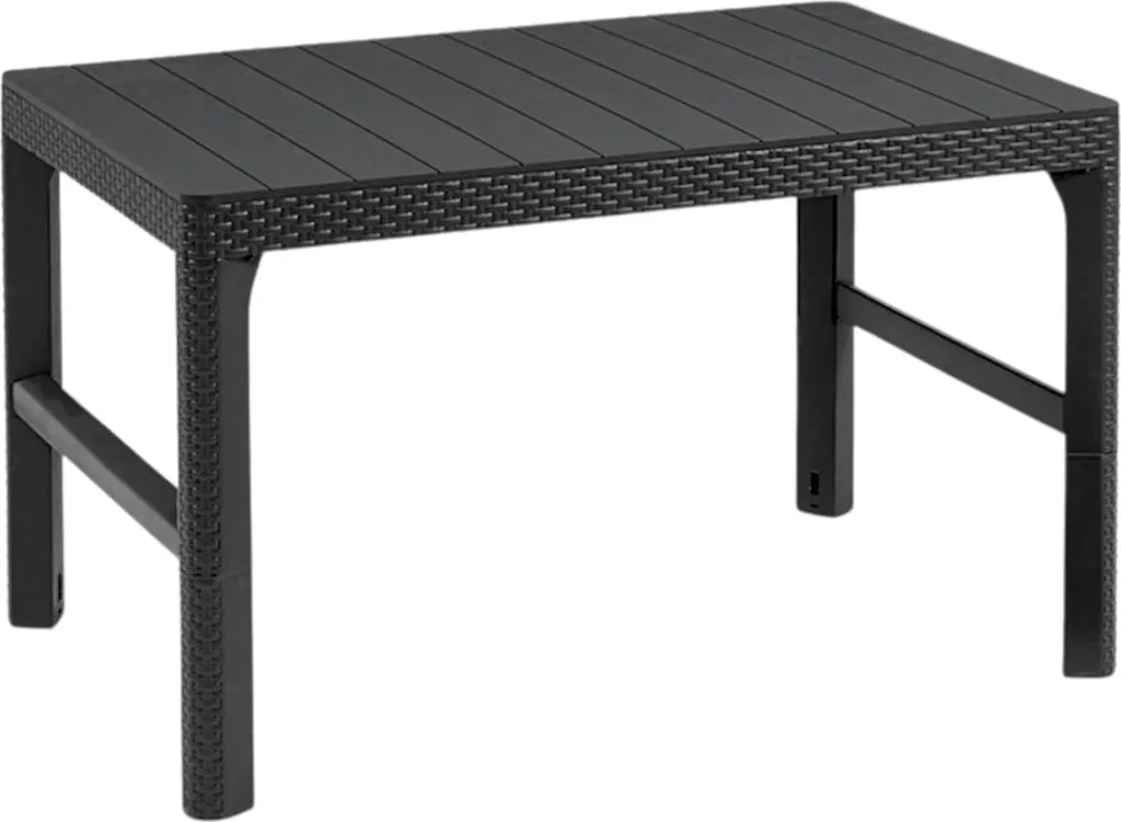Allibert Gartentisch Lyon, Graphitgrau 5 Allibert Gartentisch Lyon, Graphitgrau – Bild 5