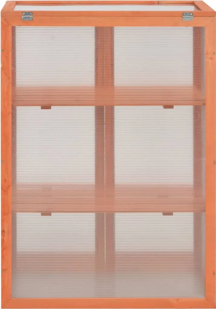 VidaXL Gewächshaus Holz 75x47x109 Cm 6 VidaXL Gewächshaus Holz 75x47x109 Cm – Bild 6