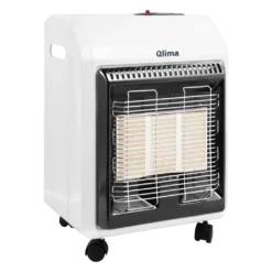 Qlima 2-in-1 Gasofen GH 741 RM 4,1 KW Weiß