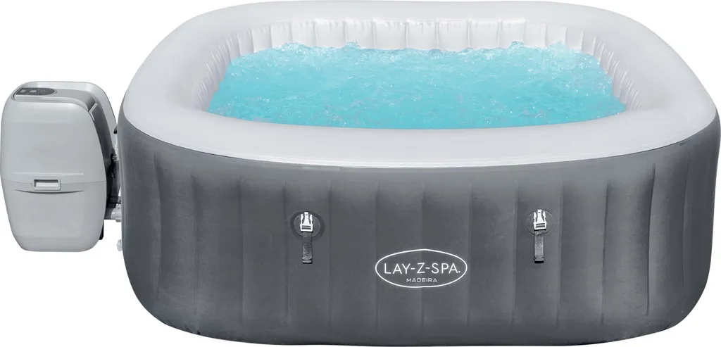 Bestway® LAY-Z-SPA® WLAN-Whirlpool Madeira AirJet™ 180 X 180 X 66 Cm, Eckig 3 Bestway® LAY-Z-SPA® WLAN-Whirlpool Madeira AirJet™ 180 X 180 X 66 Cm, Eckig – Bild 3