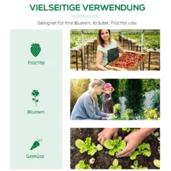 Outsunny Gewächshaus Mit Fenster PE Treibhaus Tomatenhaus Frühbeet 180x60x60cm Grün -Grünwelt Exporteren Garten-Winkel 7e3be9decd2ce4ec9b12ae7daddf909f