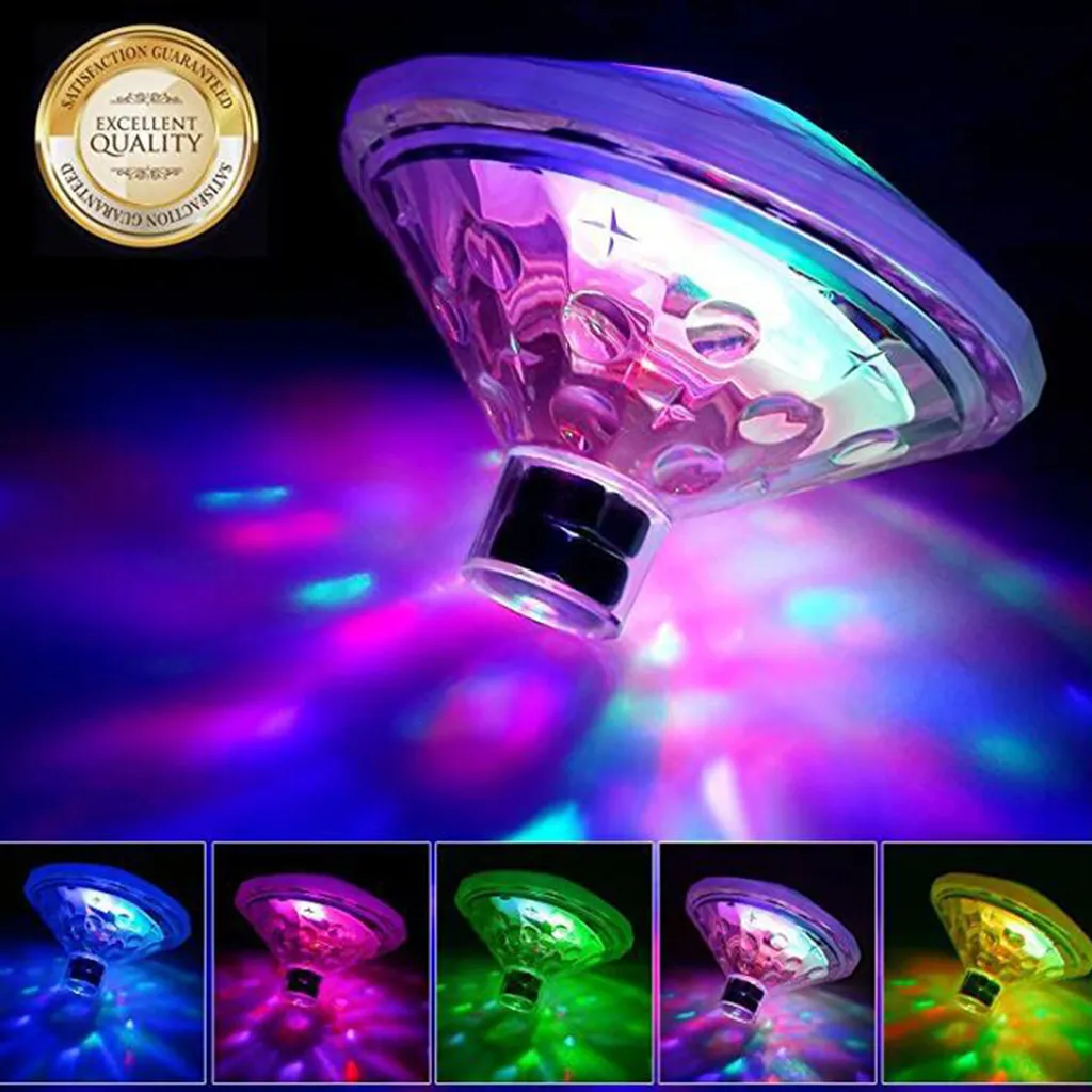 LED Teichlicht Badewannenlicht Bunt Pool Schwimmende Lampe Party Disco Unterwasser Beleuchtung 8 LED Teichlicht Badewannenlicht Bunt Pool Schwimmende Lampe Party Disco Unterwasser Beleuchtung – Bild 8