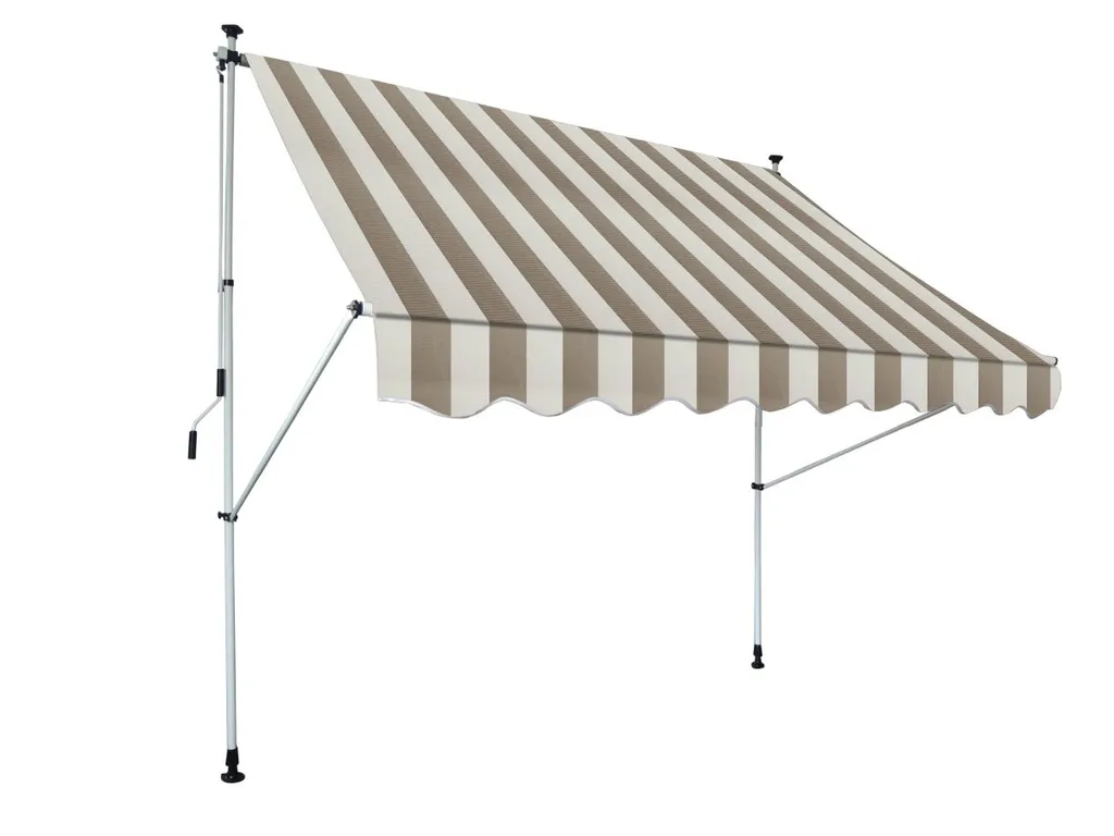 Gardinia Klemm-Markise Föhr Beige-weiß 250 X 150 Cm 1 Gardinia Klemm-Markise Föhr Beige-weiß 250 X 150 Cm