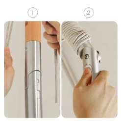 SONGMICS Sonnenschirm 300 Cm, Sonnenschutz Bis UPF 50+, Knickbar, Achteckiger, Schirmmast Und Schirmrippen Aus Holz, Ohne Ständer, Beige GPU32BE -Grünwelt Exporteren Garten-Winkel 7f2692b9864b72b6b889d1b833ec3a67