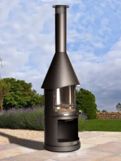 BUSCHBECK Edelstahlgrillkamin Sydney Dunkelgrau Maße L72 X B72 X H250 Cm Dunkelgrau -Grünwelt Exporteren Garten-Winkel 7f71ebaae5ad2ba9796fbb9c32a3256d