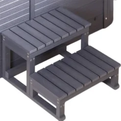 HOME DELUXE - Outdoor Whirlpool BEACH Plus Treppe Und Thermoabdeckung Außenpool Spa -Grünwelt Exporteren Garten-Winkel 7faa40188e0c017aeba5f05609d683eb