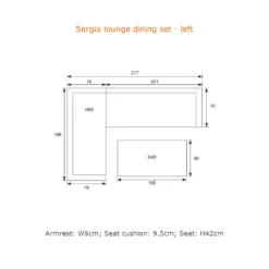 Garden Impressions Sergio Lounge/Dining Set 3-teilig Links Hellgrau -Grünwelt Exporteren Garten-Winkel 818316a07f89d76a9ad79005eaf82dd8