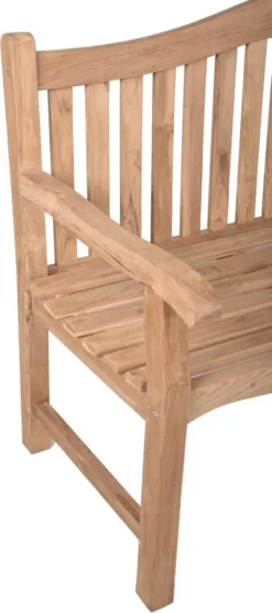 Garden Pleasure Bank ROMANG 3-Sitzer Gartenbank Aus Massivem Teakholz, Unbehandelt, 150 Cm Breit -Grünwelt Exporteren Garten-Winkel 81bcafd9b7d67cf5a59e053e708b9be1