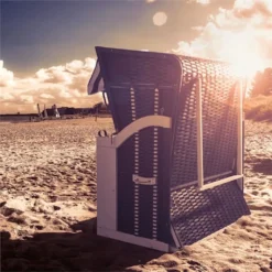 Blumfeldt Hiddensee Strandkorb XL 2-Sitzer , Volllieger Blau / Weiß Gestreift -Grünwelt Exporteren Garten-Winkel 83a6a29d7fca67e252ac7d7d91f27522