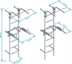 Idealfit Sprossenwand Athlet 1W, IF-01W -Grünwelt Exporteren Garten-Winkel 83c80127aa870b400e10c05628a626b9