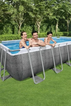 Bestway Power Steel™ Frame Pool Komplett-Set, Eckig, Mit Filterpumpe, Sicherheitsleiter & Abdeckplane 549 X 274 X 122 Cm, Schwimmbecken, Schwimmen, Pools 37 Bestway Power Steel™ Frame Pool Komplett-Set, Eckig, Mit Filterpumpe, Sicherheitsleiter & Abdeckplane 549 X 274 X 122 Cm, Schwimmbecken, Schwimmen, Pools -Grünwelt Exporteren Garten-Winkel 83e331fd42f35a5e4b5ff2c590da8979