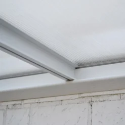 HOME DELUXE - Terrassenüberdachung 618 X 303 X 226 / 278 Cm Weiß Terrassendach Überdachung Carport -Grünwelt Exporteren Garten-Winkel 8453ef3cd4797aff53e296cca7c3206f