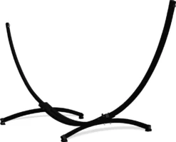 Potenza Gestell Outdoor Hängemattengestell XXL 350cm, 220kg I Schwarz Gestell Für Hängematten, Rahmen Aus Stahl Wetterfest