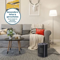 STAHLMANN Keramik Heizlüfter Energiesparend Und Leise 1800W – Heizung Elektrisch Mit Keramik-Heiztechnologie Und Thermostat – Elektrisches Heizgerät, Heizstrahler Innenraum, Electric Heater, 1800 -Grünwelt Exporteren Garten-Winkel 8553388dd0fa73e29ce58137024fcd9c