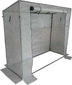 TrendLine Folien-Tomatenhaus 1,98 X 0,75 M, Höhe 1,55 / 1,69 M