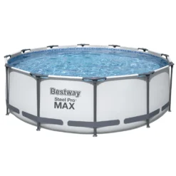 Bestway Steel Pro Max™ Frame Pool Komplett-Set, Rund, Mit Filterpumpe & Sicherheitsleiter 366 X 100 Cm, Schwimmbecken, Schwimmen, Pools 32 Bestway Steel Pro Max™ Frame Pool Komplett-Set, Rund, Mit Filterpumpe & Sicherheitsleiter 366 X 100 Cm, Schwimmbecken, Schwimmen, Pools -Grünwelt Exporteren Garten-Winkel 85c609fa482bef82886a7e91a149d2ac