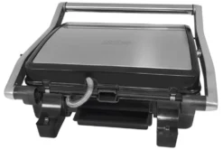 Exquisit Kontaktgrill KG 6102 Isw | Antihaftbeschichtete Grillplatten | Stufenlos Einstellbar | 2000 Watt | Edelstahl -Grünwelt Exporteren Garten-Winkel 86db97219ab4edf529bd8669cc444542