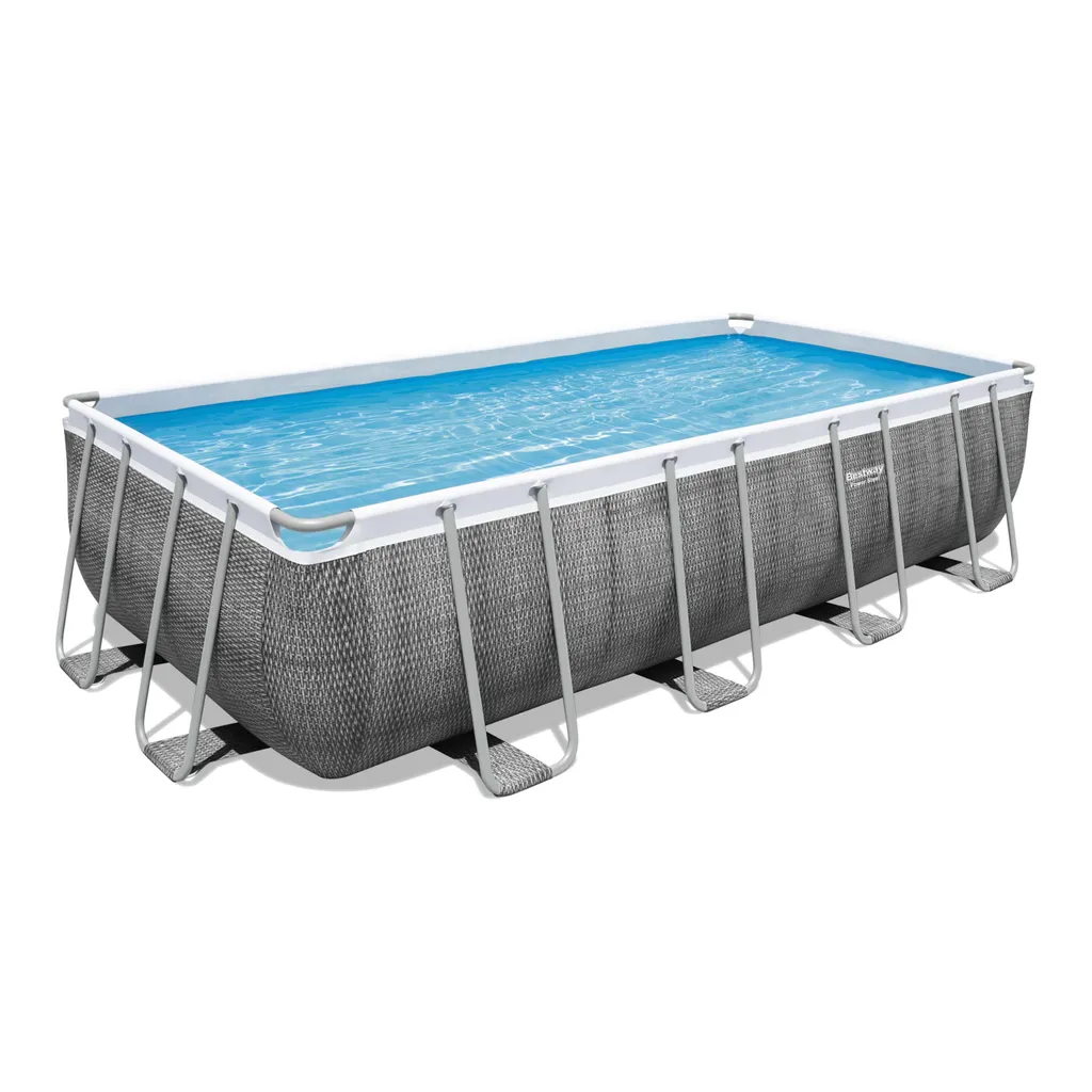 Bestway Power Steel™ Frame Pool Komplett-Set, Eckig, Mit Filterpumpe, Sicherheitsleiter & Abdeckplane 549 X 274 X 122 Cm, Schwimmbecken, Schwimmen, Pools 10 Bestway Power Steel™ Frame Pool Komplett-Set, Eckig, Mit Filterpumpe, Sicherheitsleiter & Abdeckplane 549 X 274 X 122 Cm, Schwimmbecken, Schwimmen, Pools – Bild 10