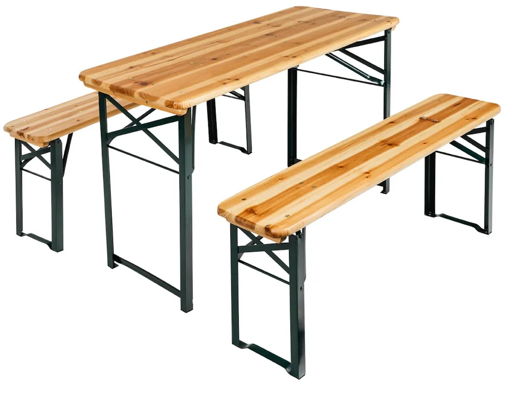 Balkon Bierzeltgarnitur 110 X 50 X 70 Cm 2 Balkon Bierzeltgarnitur 110 X 50 X 70 Cm – Bild 2