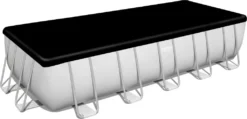 Bestway® Power Steel™ Frame Pool Komplett-Set Mit Filterpumpe 640 X 274 X 132 Cm , Lichtgrau, Eckig -Grünwelt Exporteren Garten-Winkel 87babb7fba02c3b5ee1efc799fbbe876