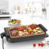 GOURMETmaxx Tischgrill Rauchfrei Beef Grill BBQ Tisch Elektro Balkon Garten Rauchfrei 220 °C Schwarz